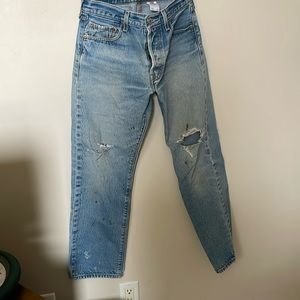 Levi's 501 original shrink to fit jeans